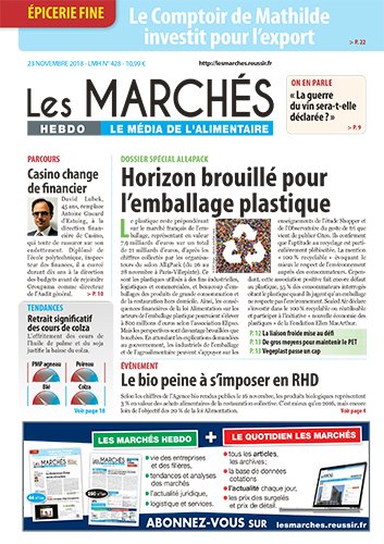 Vendredi, c'est Les Marchés Hebdo 😀 Au programme : Aïe l'emballage plastique s'est pas fini mais certains y travaillent <a href="/Vegeplast/">Vegeplast SAS</a> #groupeGuillin @DanoneFR, un dossier spécial pour le <a href="/ALL4PACK/">ALLFORPACK EMBALLAGE PARIS</a> ... Et aussi #bio en RHD, <a href="/ComptoirMathild/">LeComptoirdeMathilde</a>, #Salers, suivez: lesmarches.reussir.fr