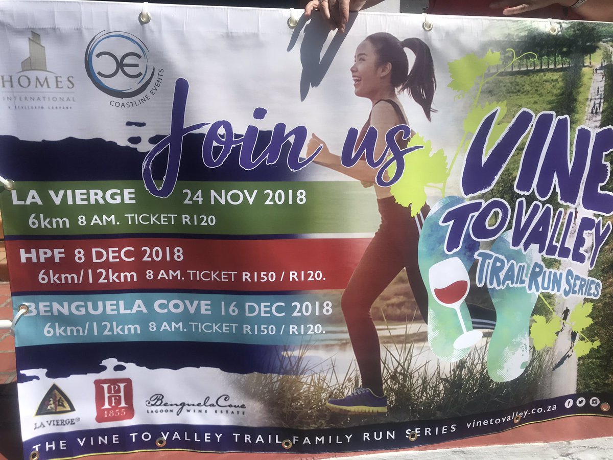With some #BlackFriday running to yr credit why not join us tomorrow for the Vine to Valley Trail Run at La Vierge at 9:00? #vinetovalley