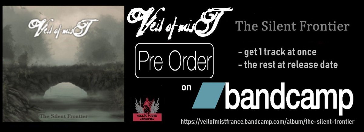 BeNeF666's tweet photo. New digital EP: #TheSilentFrontier by @VeilOfMistOfcl pre-order at bandcamp: https://t.co/dCjKpGnObC and get 1 song at once. Find all information about #TheSilentFrontier here: https://t.co/VDtiWrT6DC https://t.co/AJprGZ1jZ2