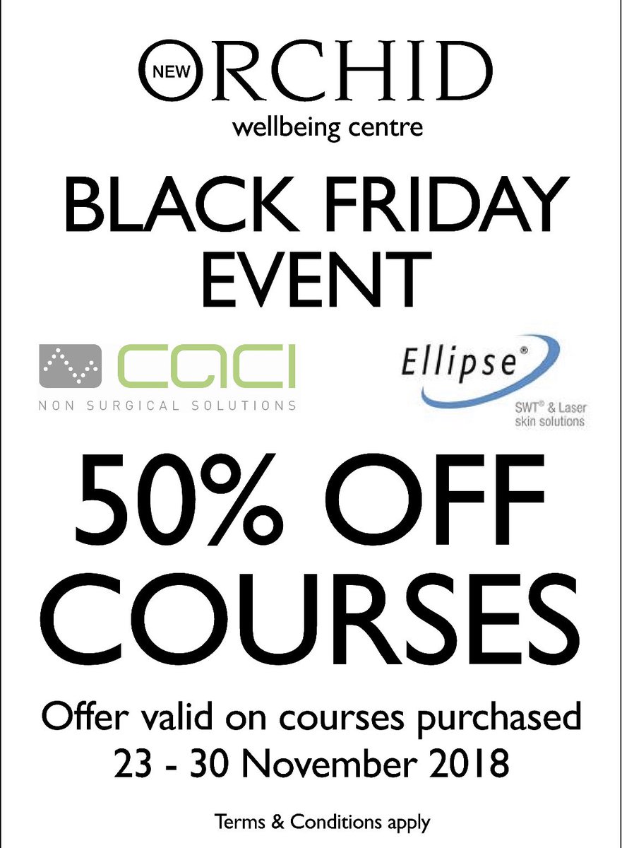 NewOrchidWC's tweet photo. 🎇B-L-A-C-K      F-R-I-D-A-Y🎇

The wait is finally over....🙌🏼💫💥
#BlackFriday #BlackFridayDeals #BlackFridaySalonDeals #Caci #NonSurgicalFacelifts #AntiAgeing #IPL
#IPLSkinRejuvenation #IPLHairRemoval #BeautySalon #Beauty #Aesthetics #Knebworth #Hertfordshire https://t.co/WXlvvQf5or