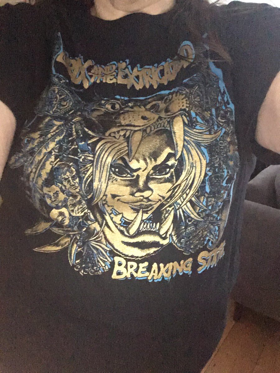 01510mski's tweet image. @BBC6Music Wearing my new @BrixExtricated @RUFUS_DAYGLO tee for #TShirtDay so how about playing something from the new album #breakingstate to get me ready for @thetradesclub gig on Saturday