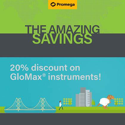 PromegaAG's tweet image. Amazing Savings on the #GloMax Systems:  Get 20% off on Promega #microplate #platereader  bit.ly/2DBRyCq #luminometer #fluorometer