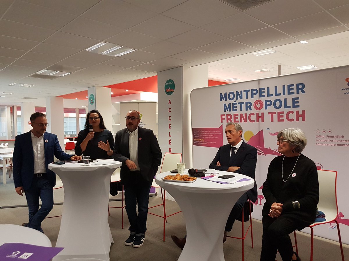 PresseMTP's tweet photo. "A la génèse de la démarche, on a rencontré les représentants de @Montpellier3m, nous y avons trouvé une veritable écoute. Ensemble on a co-construit la feuille de route" @KatiaVidic #DirectMTP #FrenchTech_MTP https://t.co/5fearZwbnT