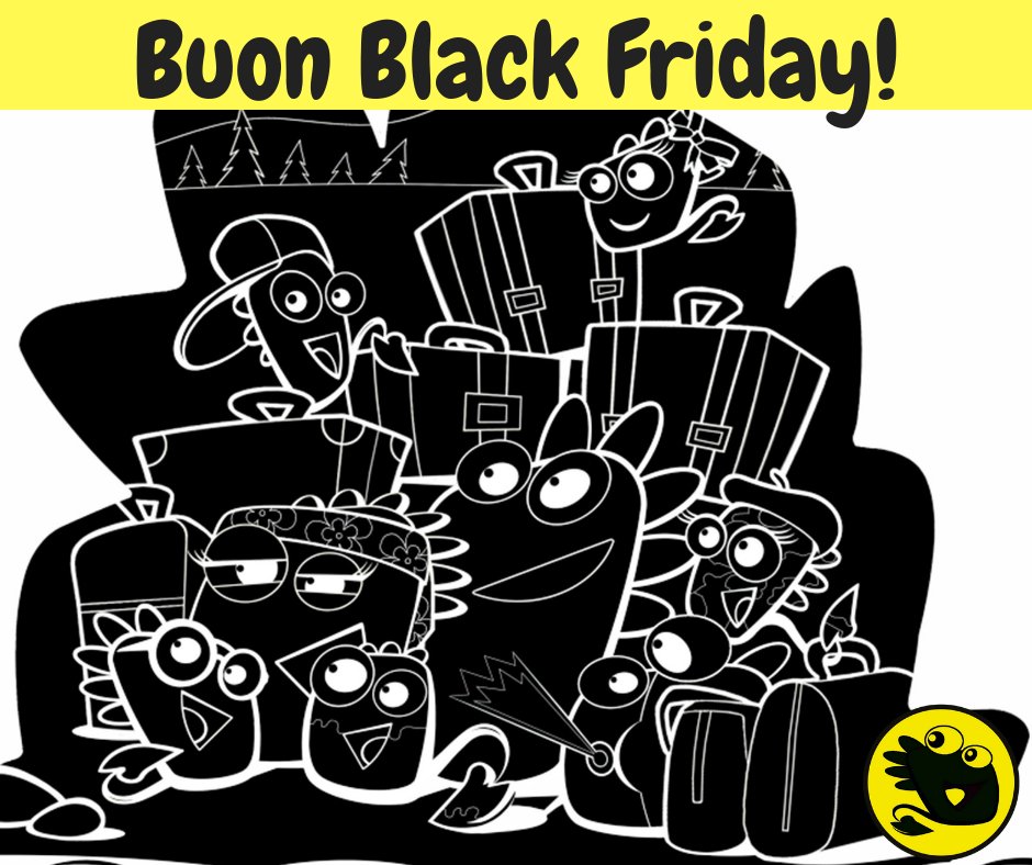 casteldrake's tweet photo. Oggi #shopping! #BlackFriday Anche i #draghi si preparano al Black Friday: abbiamo svuotato le valigie e siamo pronti a riempirle! Buoni #acquisti! #venerdi #weekend https://t.co/uKYcOqK4RL