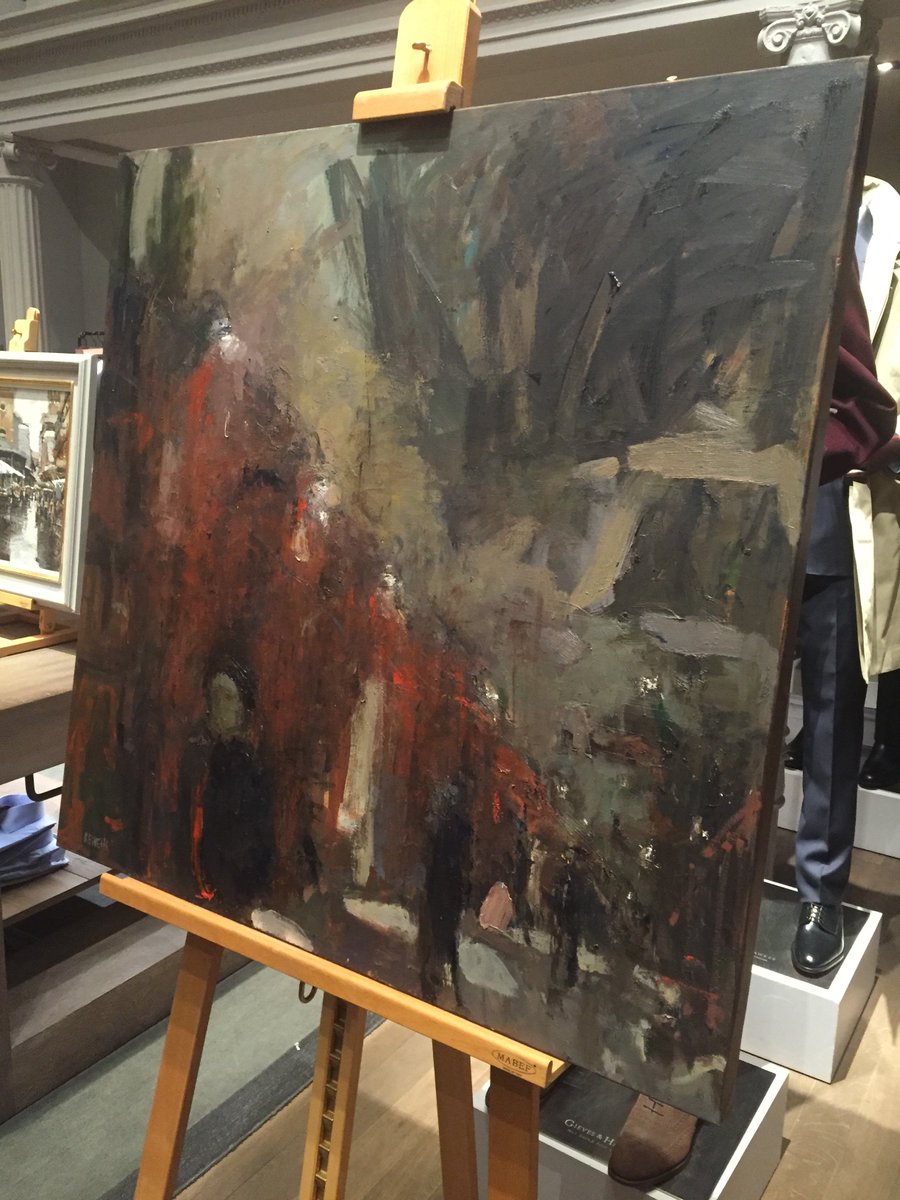 Thank you to Nick Keyte of <a href="/GievesLondon/">Gieves & Hawkes</a> for your wonderful hospitality last evening and of course thank you and well done to <a href="/REWellsArtist/">Robert E. Wells</a> for such a brilliant exhibition of your paintings <a href="/RoEvans1/">Ro Evans</a>