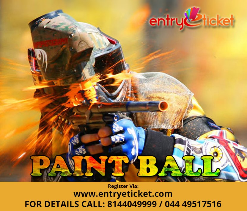 entryeticket's tweet photo. Are you looking for the most exciting #adventure_game in #chennai??
Click here: https://t.co/Ty88zdeYu2

#paintball #shootinggame #sports #paintballshooting #entryeticket #paintballgun #paintballchennai #FridayMotivation https://t.co/lGHjhm5IjY