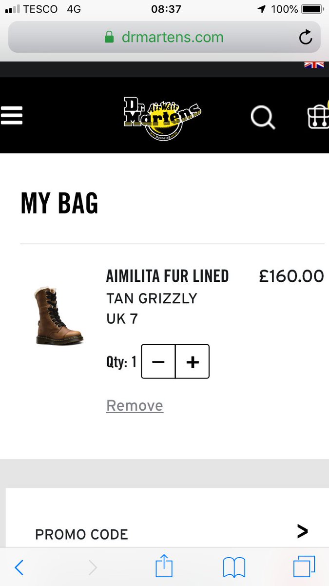 GraceDaCannibal's tweet photo. @drmartens :( was hoping they’d be part of #BlackFriday https://t.co/GwDtRx0uLA