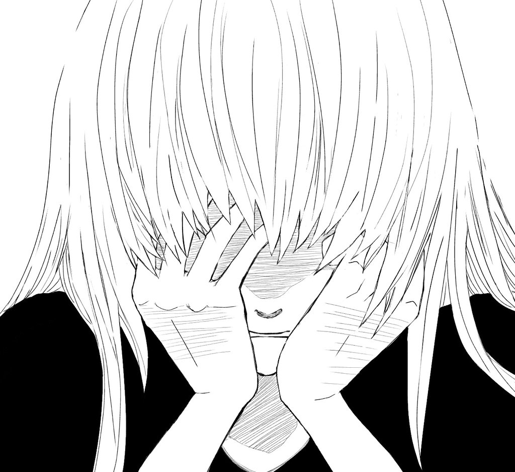 絲音 در توییتر どうにも落ち込む日が多い 落書き デジタルイラスト 線画 鬱絵 落書き置き場