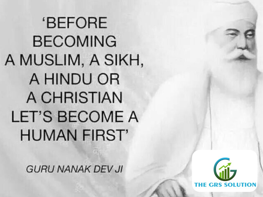 TheGRSSolution's tweet image. We r just blessed with his love and blessing
A Guru who taught us a right way to live a life by showing us the right path to walk on
#GuruNanakJayanti #thegrssolution