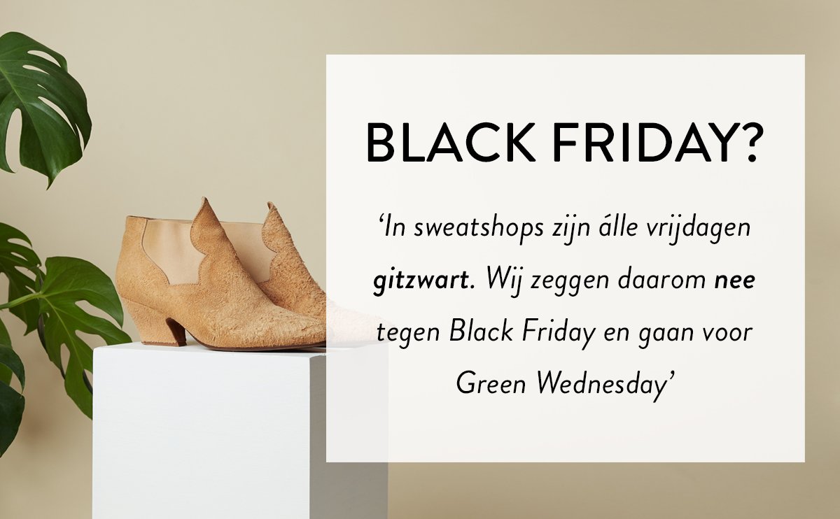Zeg samen met <a href="/thenextcloset/">The Next Closet</a> nee tegen #BlackFriday en sta op tegen deze koopgekte!🍃 We willen je inspireren om te investeren in kwaliteit en duurzaamheid, want waarom nieuw als er al zoveel moois is?✨ Lees de blog en sta op! bit.ly/2TzM5Sg