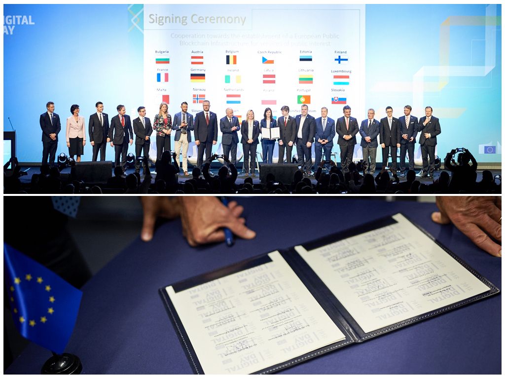 get_blockchain's tweet image. European Union Invites Major Banks to Join Blockchain Forum of 27 signatories  buff.ly/2EBRTSK #EU #cryptocurrency