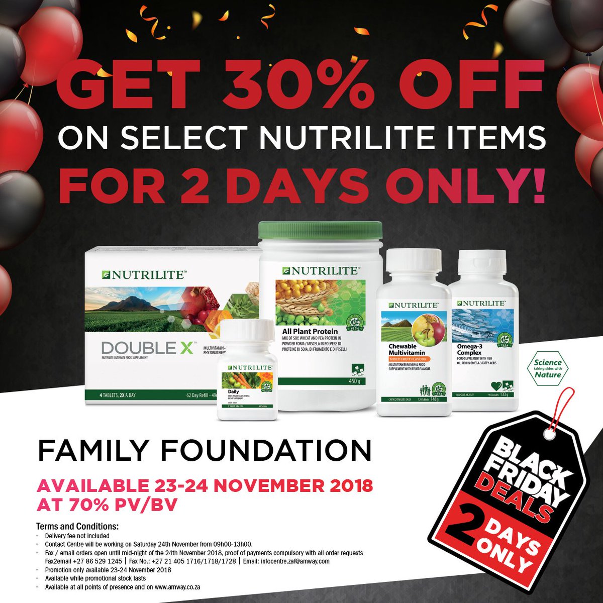 AmwaySAtweets's tweet photo. Black Friday Deals! Limited time offer. https://t.co/oLRIiPfZrm