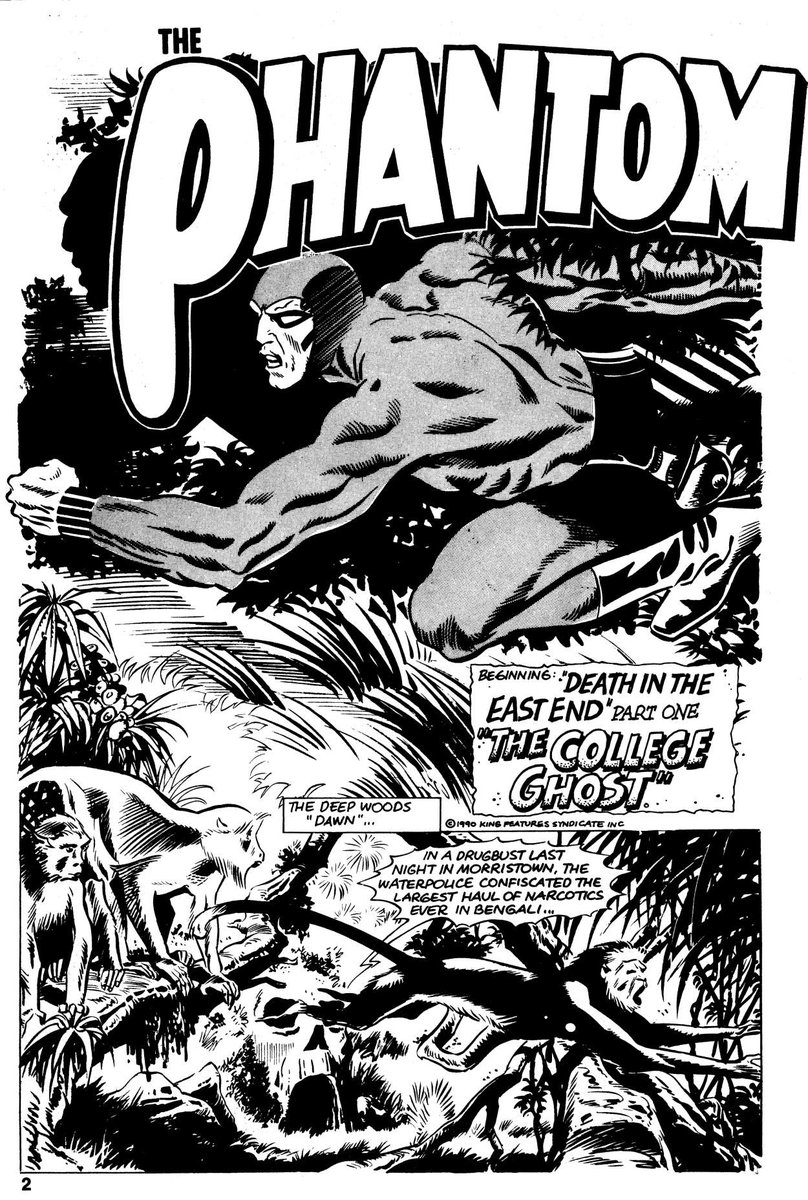 Chronicle_Tweet's tweet photo. Today back in 1976 #Fantomen magazine released a comic which featured a new French artist, us phans had not seen before – his name was #GeorgeBess. Some of my all-time #Semic / #Egmont stories where drawn by him including “Pirates of the Red Dragon” #ThePhantom #Phantom #LeeFalk https://t.co/9eIYMGEQ54