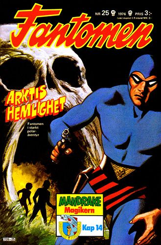 Chronicle_Tweet's tweet photo. Today back in 1976 #Fantomen magazine released a comic which featured a new French artist, us phans had not seen before – his name was #GeorgeBess. Some of my all-time #Semic / #Egmont stories where drawn by him including “Pirates of the Red Dragon” #ThePhantom #Phantom #LeeFalk https://t.co/9eIYMGEQ54