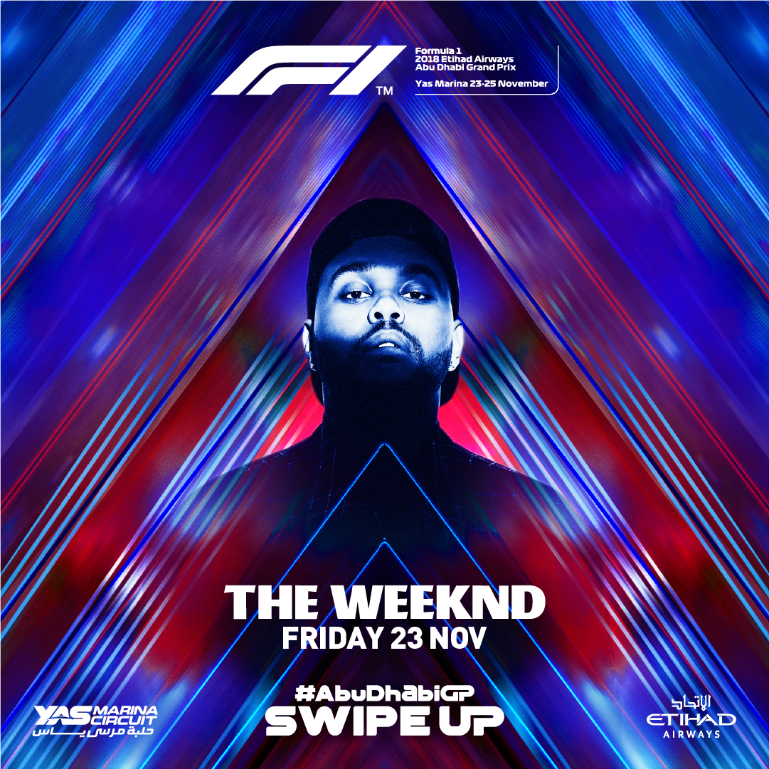 ymcofficial's tweet photo. It's time, lock in your Golden Circle BEST ACCESS for #TheWeekndAtF1, upgrade your pass now
#AbuDhabiGP https://t.co/2mKS7gG8aY