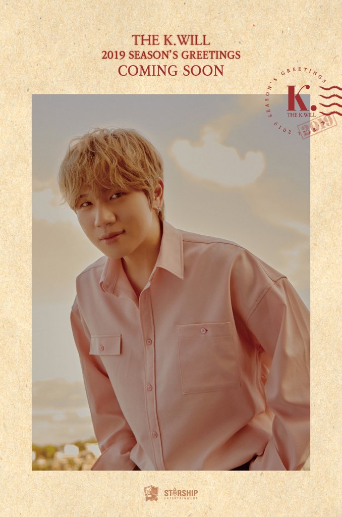 kwill_twt's tweet photo. [#Kwill]
K.WILL 2019 SEASON’S GREETINGS 
COMING SOON❣️

#케이윌 #2019시즌그리팅 https://t.co/GmtcJFgL5m