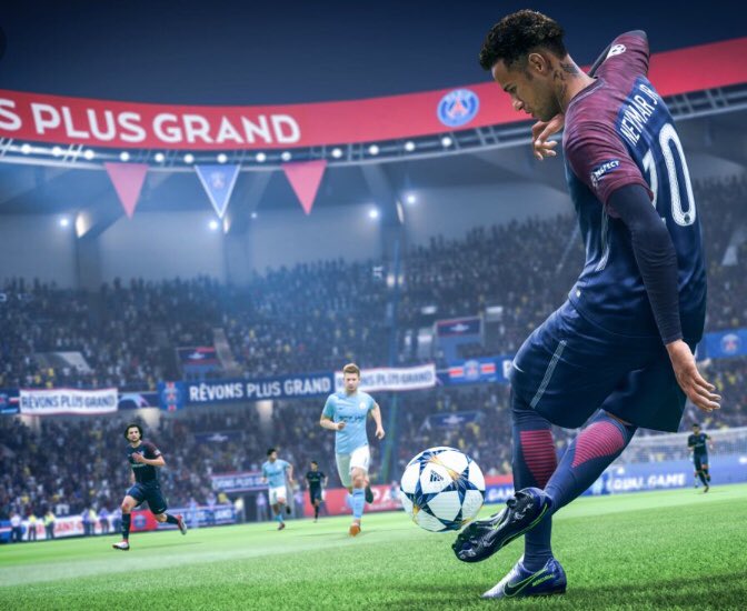 riste69fifa's tweet photo. Trailer vs actual gameplay  @EASPORTSFIFA https://t.co/IIlknUoBp1