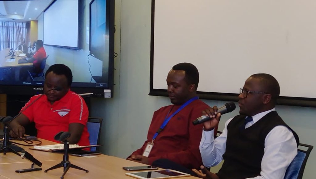 ISOC_Kenya's tweet photo. Leonard Mabele from @iLabAfrica and the panel, discussing critical issues on ways to optimize IOT, emerging trends and how IOT can help in business development and entrepreneurship. #IoTLandscape #ISOCKENYA https://t.co/Z6qivxEEyU