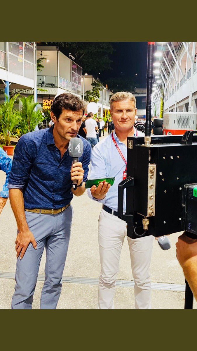 AussieGrit's tweet photo. Team work. We are live this weekend on ⁦@C4F1⁩ #channel4 #dreamteam #whisperfilms #f1 https://t.co/RG6WUanHpP