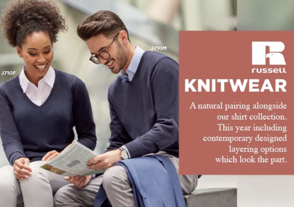 TCX4_kent's tweet photo. Say hello to our corporate knitwear range. Add your logo for an extra personal touch #TCX4 #Corporatewear https://t.co/4vbJaS1Rrn