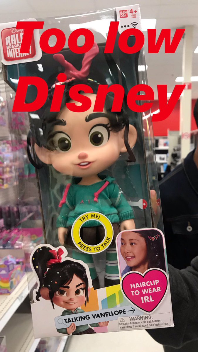 ViolentConcerto's tweet photo. @Disney this try me hole is too low on this #vanellope #WreckItRalph2 doll
#fixthis #disney #suggestivetoy https://t.co/rGaYXZvjKI