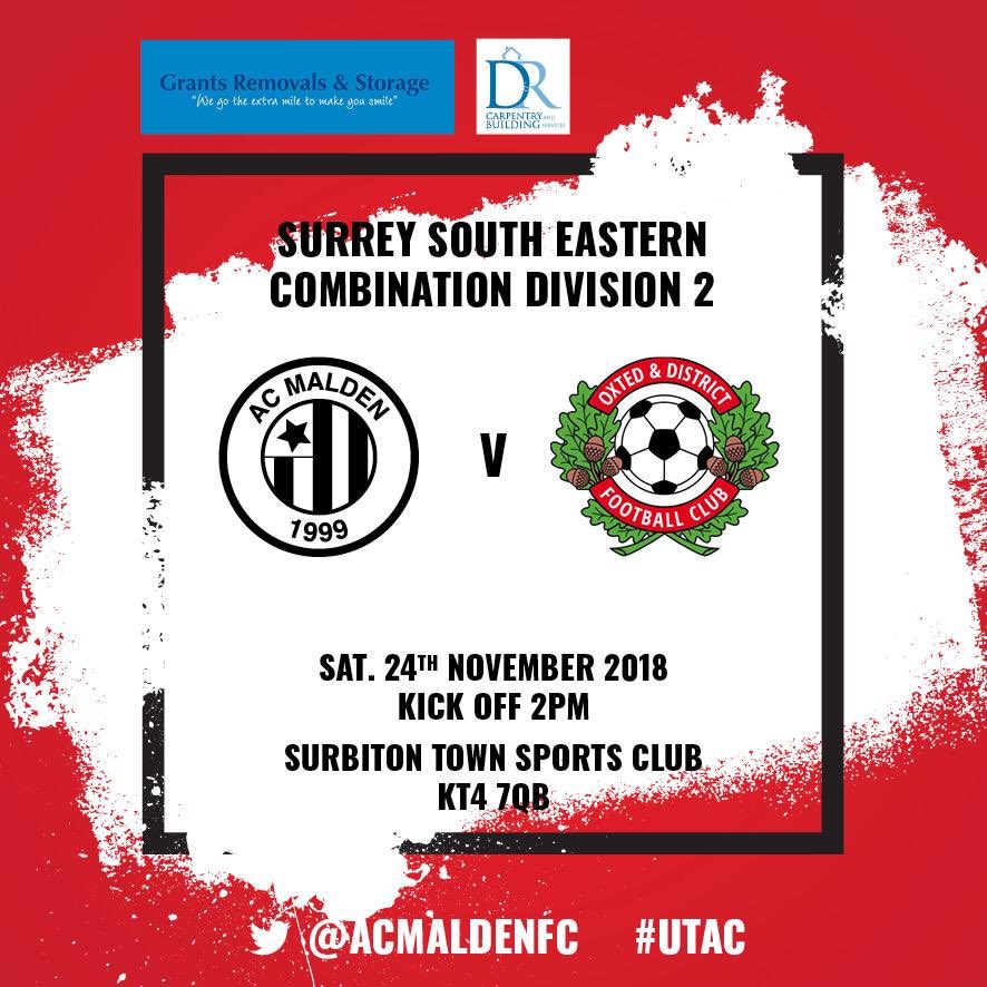 After a week off we return to league action tomorrow at home against @oxtedfc 2PM KO #UTAC π΄β«οΈπ΄β«οΈπ΄
