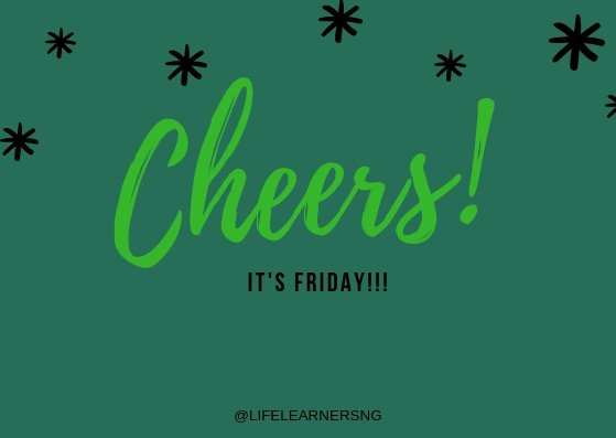lifelearnersng's tweet photo. Cheers to the weekend!!!
Visit: https://t.co/QC5SXdAHAb
#edchat #edtech #edtechchat #elearn #friday #FFNow #education #schooling #elearning #edlearn #specialeducation #dyslexia #continuingeducation #training #learning #educationforall #learning #lifelearnersng https://t.co/XgtZ9VEb01
