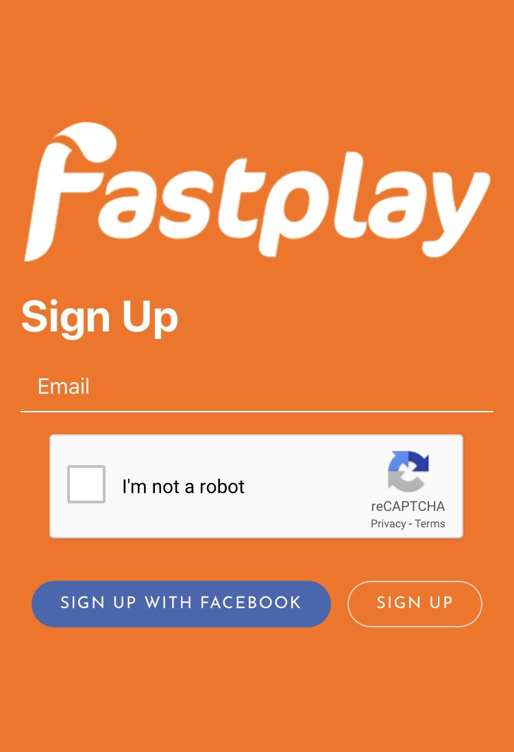 FastplayLtd's tweet image. A player can create a Fastplay account by inputting their email &amp;amp; creating a password or simply use the Facebook login button. fastplay.com - Let Players Play Faster #fastplay #letplayersplayfaster #registeronce #oneclickKYC #responsiblegaming #socialresponsibility