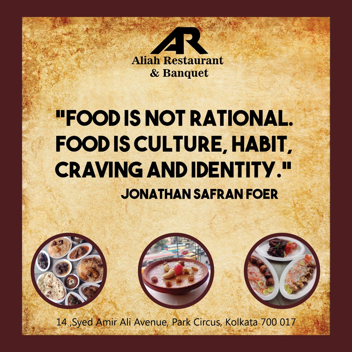 AliahBanquet's tweet photo. Very rightly said. 

#foodquotes #foodlovers #foodies #loveforfood #indianrestaurant #muhglaifood #Likeforlikes #follo4folloback #Follo4follo
@LalMirchAgoura @KitchenSanc2ary @mughaleazamplay @kolkatafoodies https://t.co/LjeFXI54xW