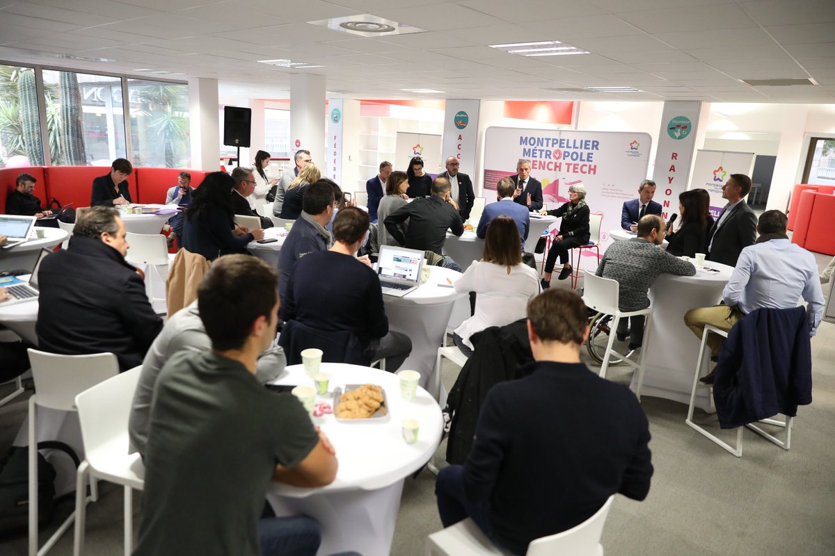 PresseMTP's tweet photo. "Bon vent à la nouvelle @Mtp_FrenchTech !" @Saurel_P #FrenchTech_MTP #FrenchTech #DirectMTP https://t.co/7PlnVdPXNh