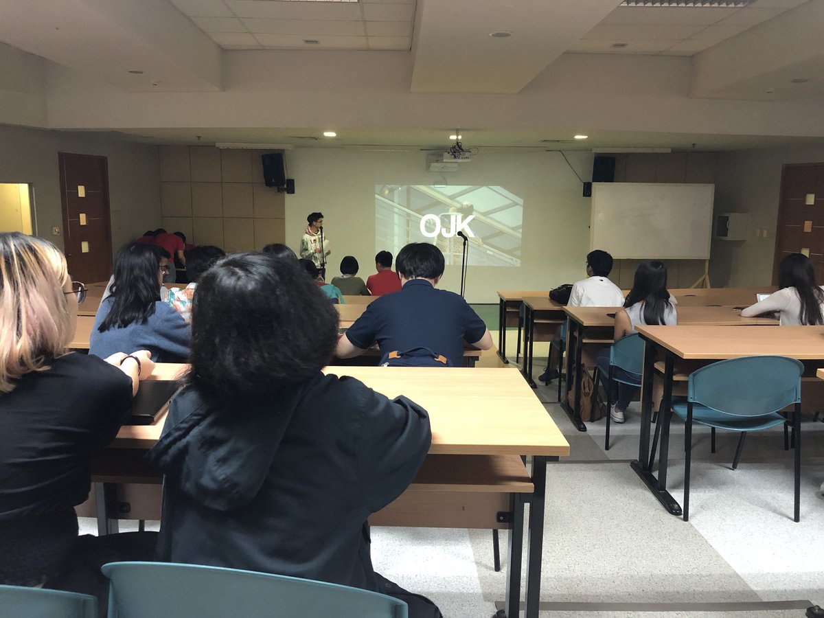 dlsubms's tweet photo. HAPPENING NOW!

Catch up Ong Johan Kyle, the creator and founder of OJK and Antonio Aguirre Jr, CEO of Sole Slam Industries Inc. in Industry Series: Urban Clothing at A1703 from 4:30PM to 6:30PM

#BastaMemberStylish
#Fashion101
#BMSat33 https://t.co/m9v3PVPue7