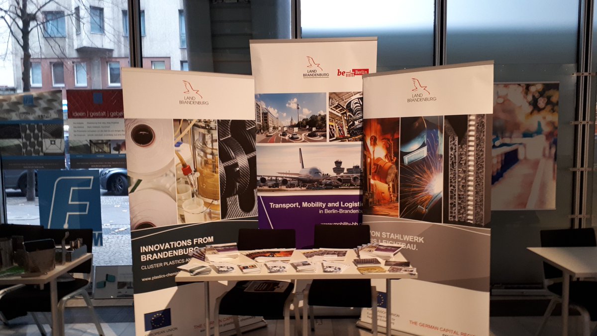 WFBBrandenburg's tweet photo. #CrossCluster: Treffen Sie uns heute auf dem #Zuliefertag #Berlin #Brandenburg von @ihkberlin und @IHKPotsdam. Wir freuen uns auf interessante Gespräche! #WFBB #InnoBB https://t.co/yEU5bNtAKO