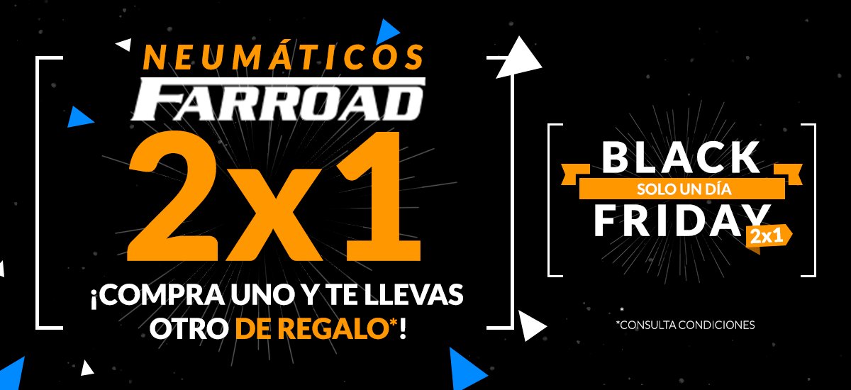 neumaticos's tweet photo. Este #BlackFriday2018, llévate 2 #neumáticos de la marca FARROAD  y paga solo uno (y si te compras 4, pagas 2) https://t.co/QqVONP6RVF (pedidos por web o solicítanos una llamada gratis) @farroadtyres #Ofertas https://t.co/lHjC7K9t8U