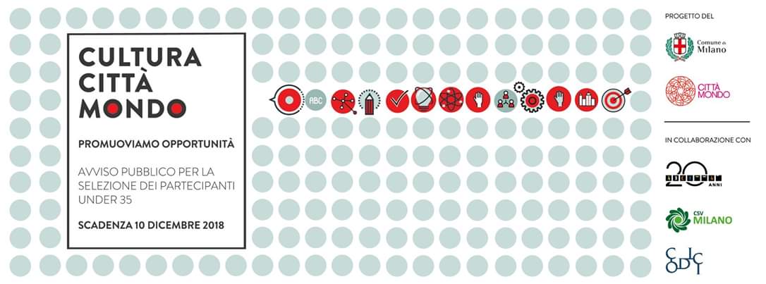Un bando per proporre progetti visionari e multiculturali nei #quartieri di Milano.
#cittàmondo <a href="/MudecMi/">Museo delle Culture</a>
C'è tempo fino al 10 dicembre !
comune.milano.it/dseserver/webc…