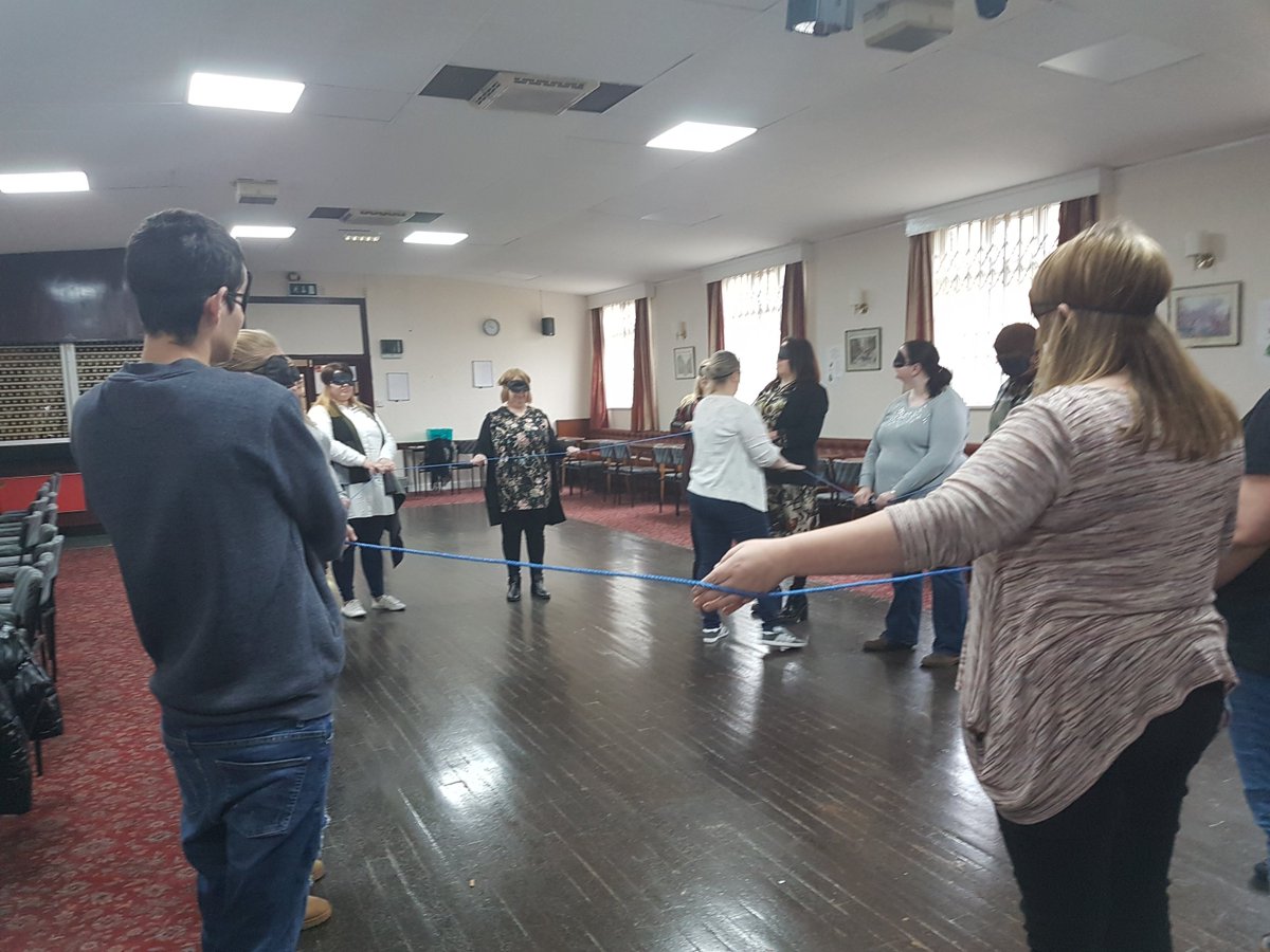 AstonbrookCare's tweet photo. #DunniwoodLodge staff recently attended a team building workshop. All our staff have taken valuable learnings away from the event and our Home Manager, Jo Booker has already seen a difference. Well done to everyone who took part and great photos! 😃 https://t.co/SLEtYlqq3a