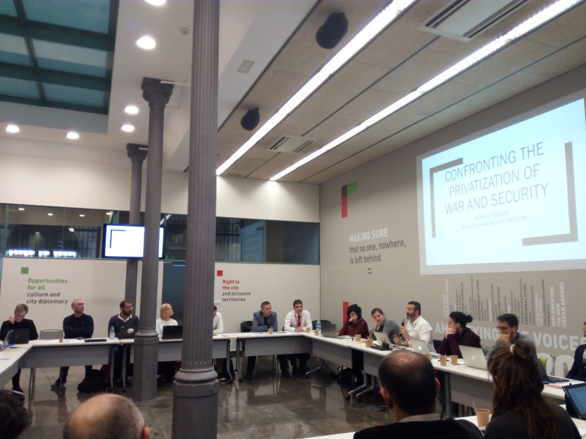 novact__'s tweet photo. #PrivateWars
Hoy seguimos trabajando con representantes academia y sociedad civil.
Identificamos qué retos, oportunidades y fortalezas nos pueden ayudar a construir estrategias de trabajo coordinado para confrontar la Privatización de la Guerra y la Seguridad https://t.co/UbaE5VE23V