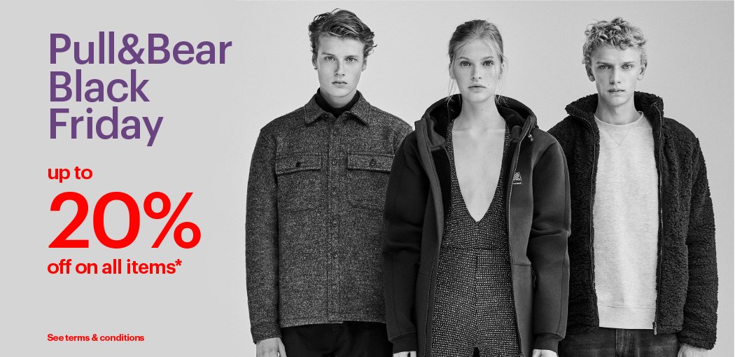 pull and bear black friday