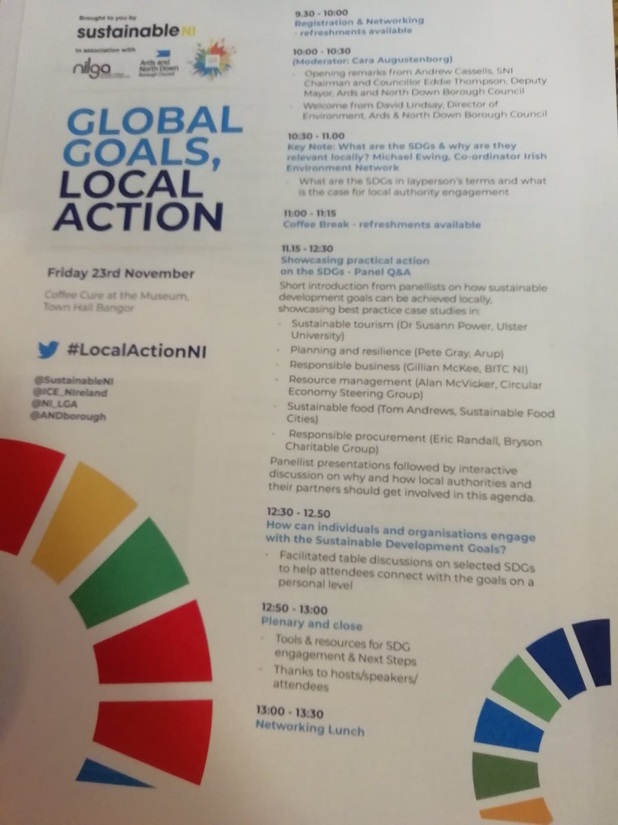 MichaelEwing1's tweet photo. Excited to be talking #sdgs in Bangor Northern Ireland this morning https://t.co/c5uNLxUR11