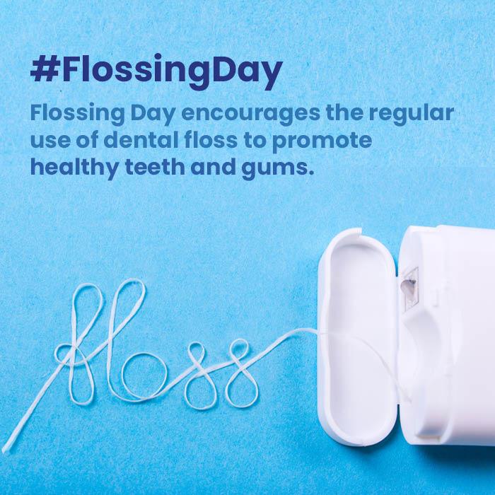 We're including interdental brushes and water flossing in there too – go wild! #flossingday