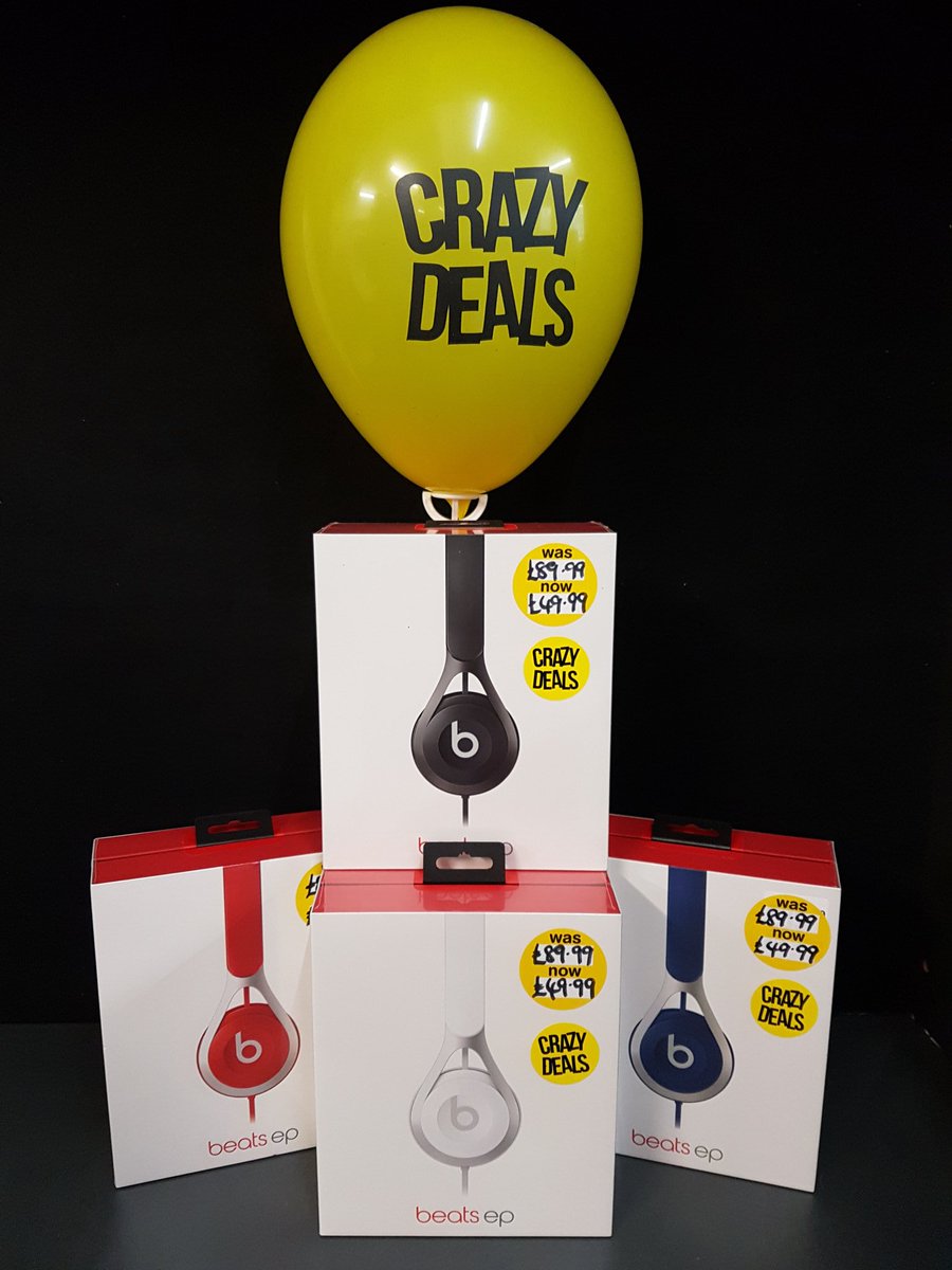hmvChichester's tweet photo. There are some great savings on our #Beats range in-store #BeatsEP are marked down to now only £49.99!! @hmvChichester #BlackFriday #hmvCrazyDeals don't miss out, when they're gone they're gone!! https://t.co/ijwWJY3dLv