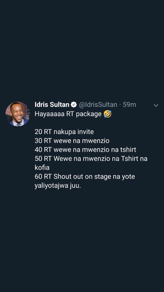 NinaMbowe's tweet image. So watu kadhaa wamekataa niwe date zao kwenye sex tour😂😂😂 so please guys help me retweet Nikawashow @IdrisSultan 
#sextour2018
#pepfar15