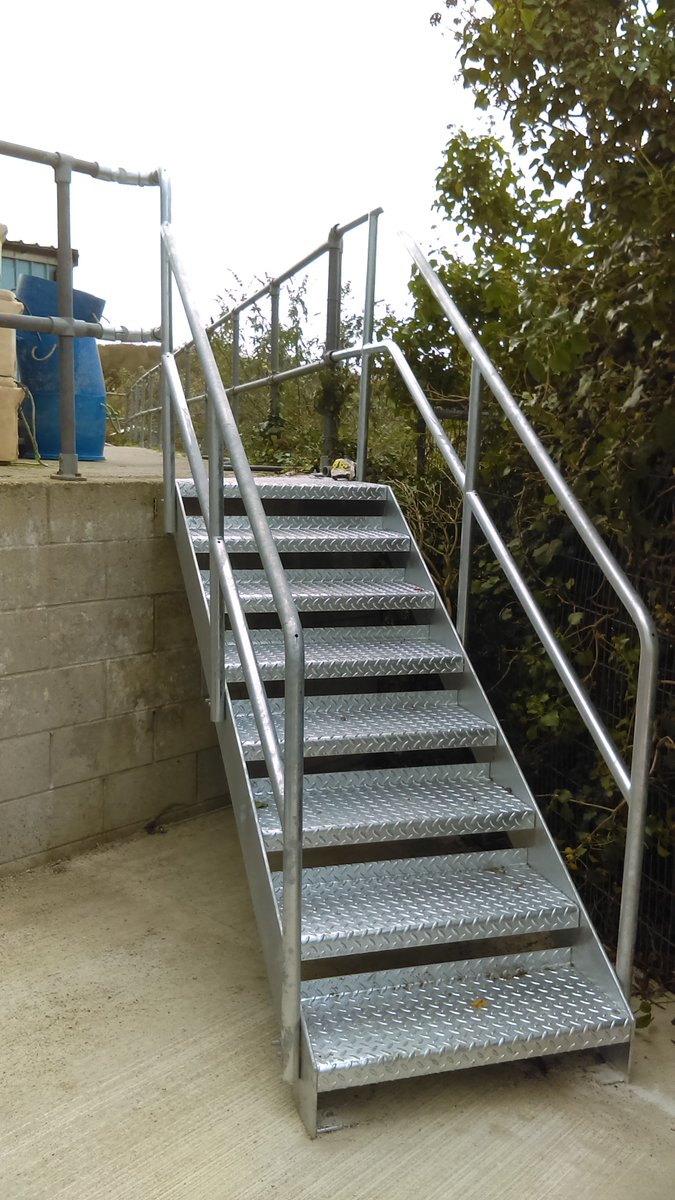 SalesMarco2's tweet photo. Balustrades, Staircases, Fire Escapes, all manner of repair/replacement work done for a variety of customers in the last few weeks. See how we can help you visit our website or call us today #Cornwall #Mildsteel #Galvanised #Fireescape #Balustrades #Handrails #Staircase #Replace https://t.co/mE8yYC39I0