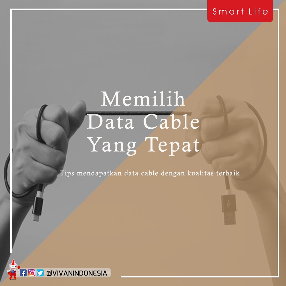 vivanindonesia's tweet photo. Sebelum memutuskan untuk membeli, pastikan kamu tahu spesifikasi dari data cable yang kamu pilih, terutama bahan dari kabel itu sendiri. https://t.co/tlmv4NYgBi