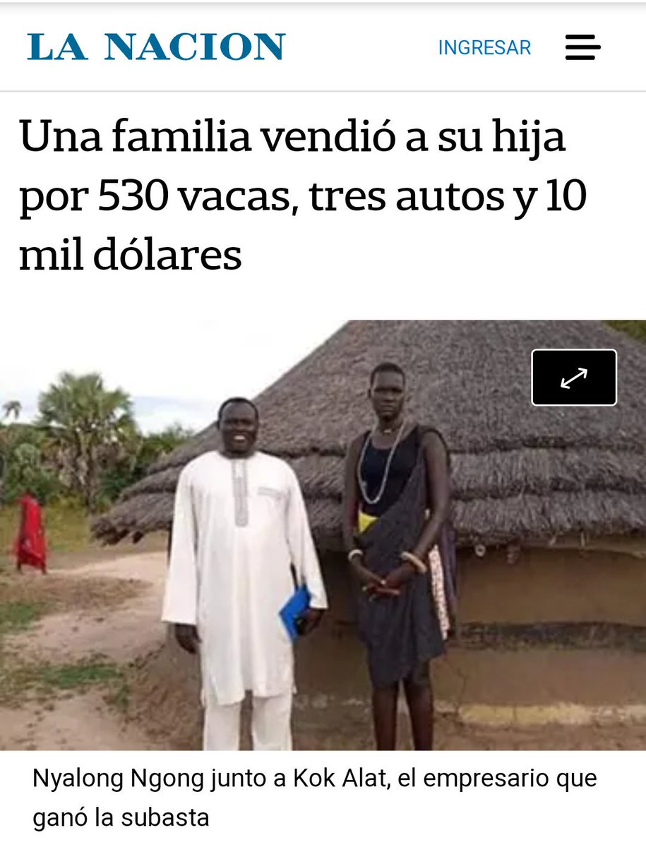 carogilposse's tweet photo. #EditorChallenge
¿Cómo titularías esta nota en 3 líneas?
Yo:
"Un multimillonario compró una adolescente de 17 años por 530 vacas, tres autos y 10 mil dólares".
Invito a @lucianapeker @Marian_Carbajal @videmasi @emipizarro @SilvinaMolina @SoleVallejos
👇
https://t.co/aQkFPw8kBv https://t.co/V4uM7L75D4