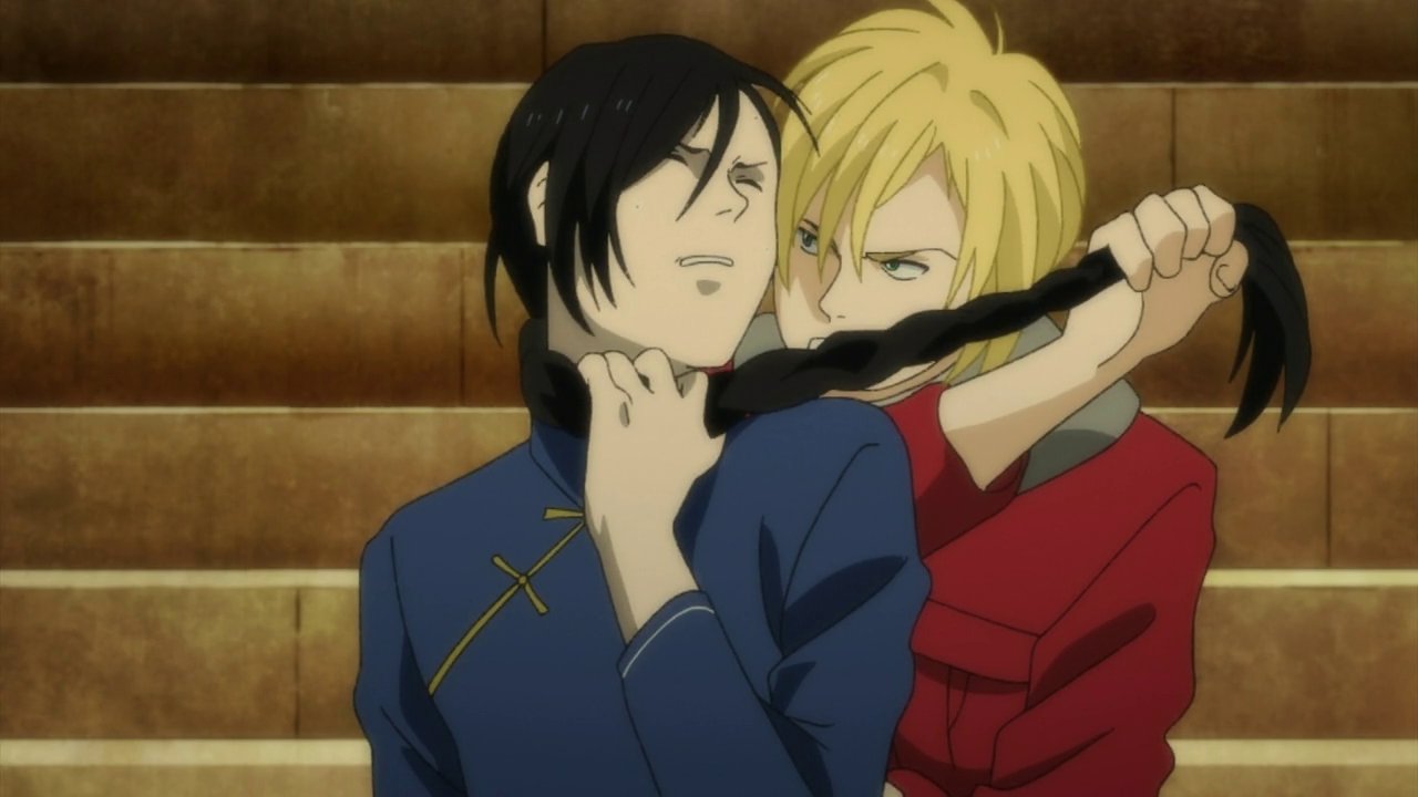 内田 Banana Fish 話 アッシュのこと嫌にあっさり奪還できたな ブランカはアッシュをどうしたいのか いまいち真意が分からない 女装中国人もアッシュのことは殺したくなさそうだ まあ 彼が嫌ってるのは英ちゃんなんだけど Bananafish T