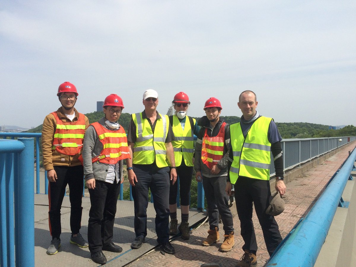 VibrationUoE's tweet photo. If you study for a #vibrationengineering #PHD with us, you could get to travel all over the world. Our PHD student Karen Faulkner was among those who collaborated with #structuralengineers in China to carry out a modal test of a suspension bridge https://t.co/LWOC4k1HEW https://t.co/dYE17PKRMF