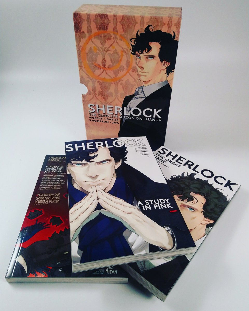 Comicstitan Rt Follow For Your Chance To Win A Set Of Sherlock Manga The Complete First Series Of The c Hit Adaptation In Original Left To Right Reading Order 1