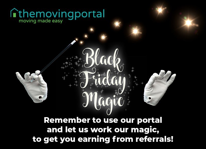 Looking for a great deal this Black Friday? Contact the team on 01844 211033 or visit themovingportal.co.uk