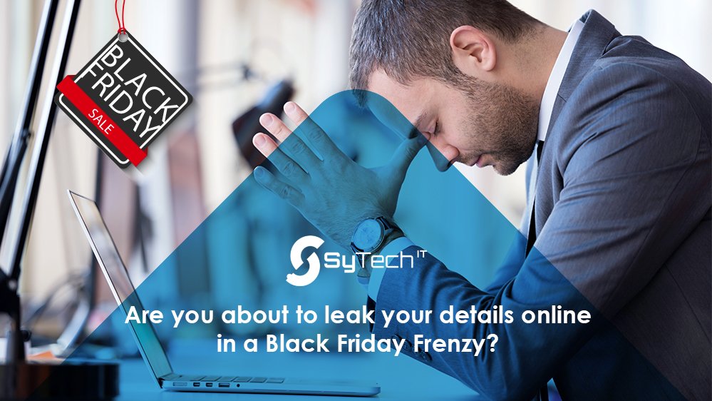 Sytechit's tweet photo. Before you run of signing up to new Black Friday websites and exclusive deals, why not check if your details have already been leaked onto the internet? 

https://t.co/mBOoPTHfOi

#blackfriday #sytechit #cybercrime #passwords #itsecurity #itsolutions #cyber
#sale https://t.co/g1j5AwYsAa
