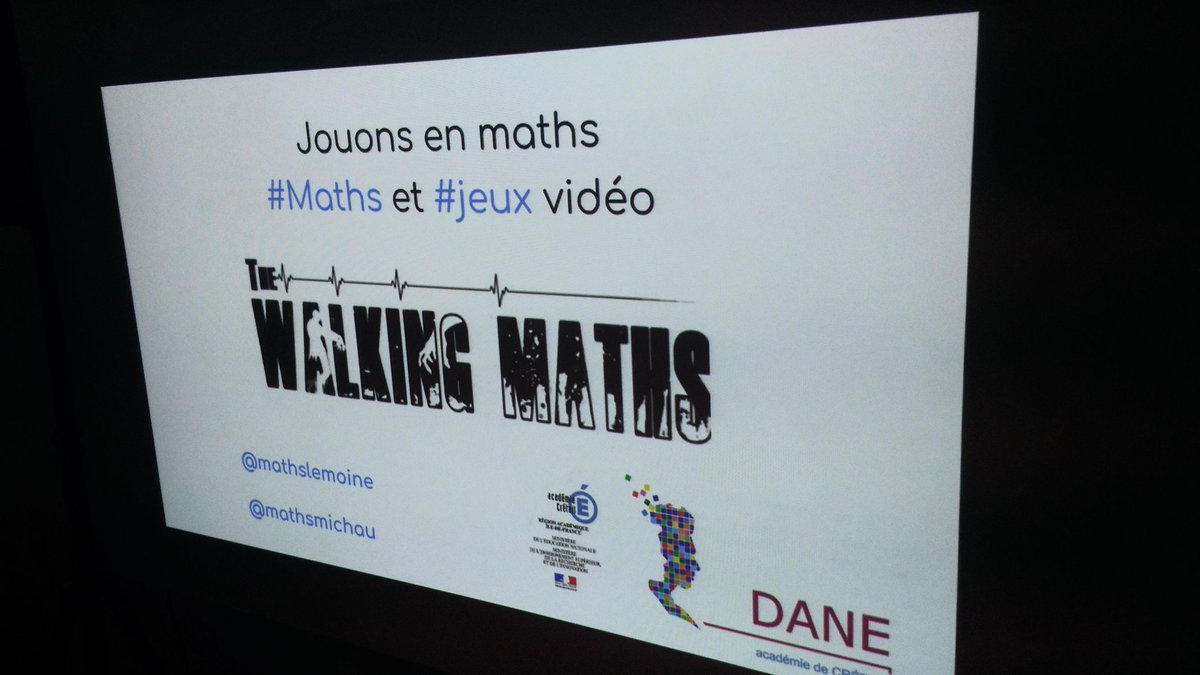 MathsLemoine's tweet photo. Avec @MathsMichau nous sommes très fiers d'avoir présenté au ministre @jmblanquer, sur le stand @DANECreteil à #EducatecTice, le jeu #TheWalkingMaths que nous avons réalisé pour l'@AcCreteil.
#DevoirsFaits #Autonomie #Motivation #StatutDeLErreur. https://t.co/OViXEgLzwu